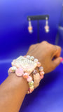 Cherry Blossom Collection with matching earrings