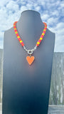 Candy Neon Heart Necklace