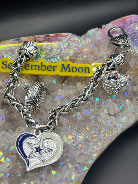 Charm Bracelet House Divided Football