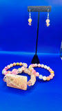 Cherry Blossom Collection with matching earrings