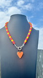 Candy Neon Heart Necklace