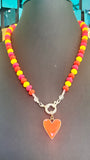 Candy Neon Heart Necklace