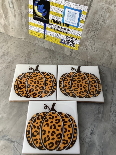 Leopard Pumpkin set